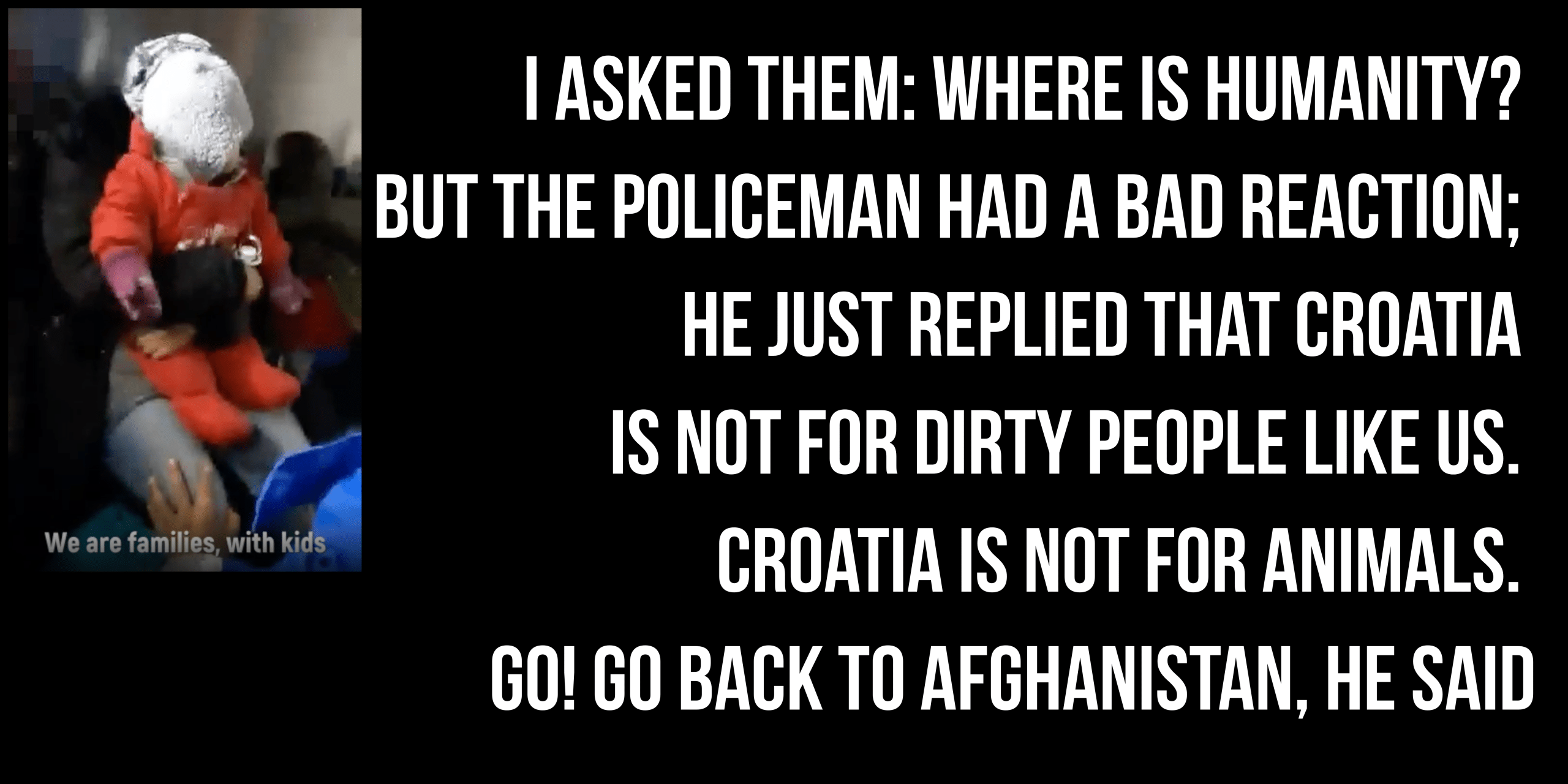 I asked them where is humanity