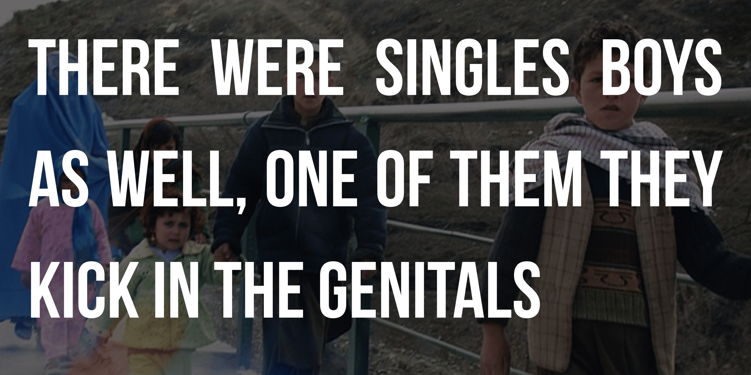 There were singles boys as well