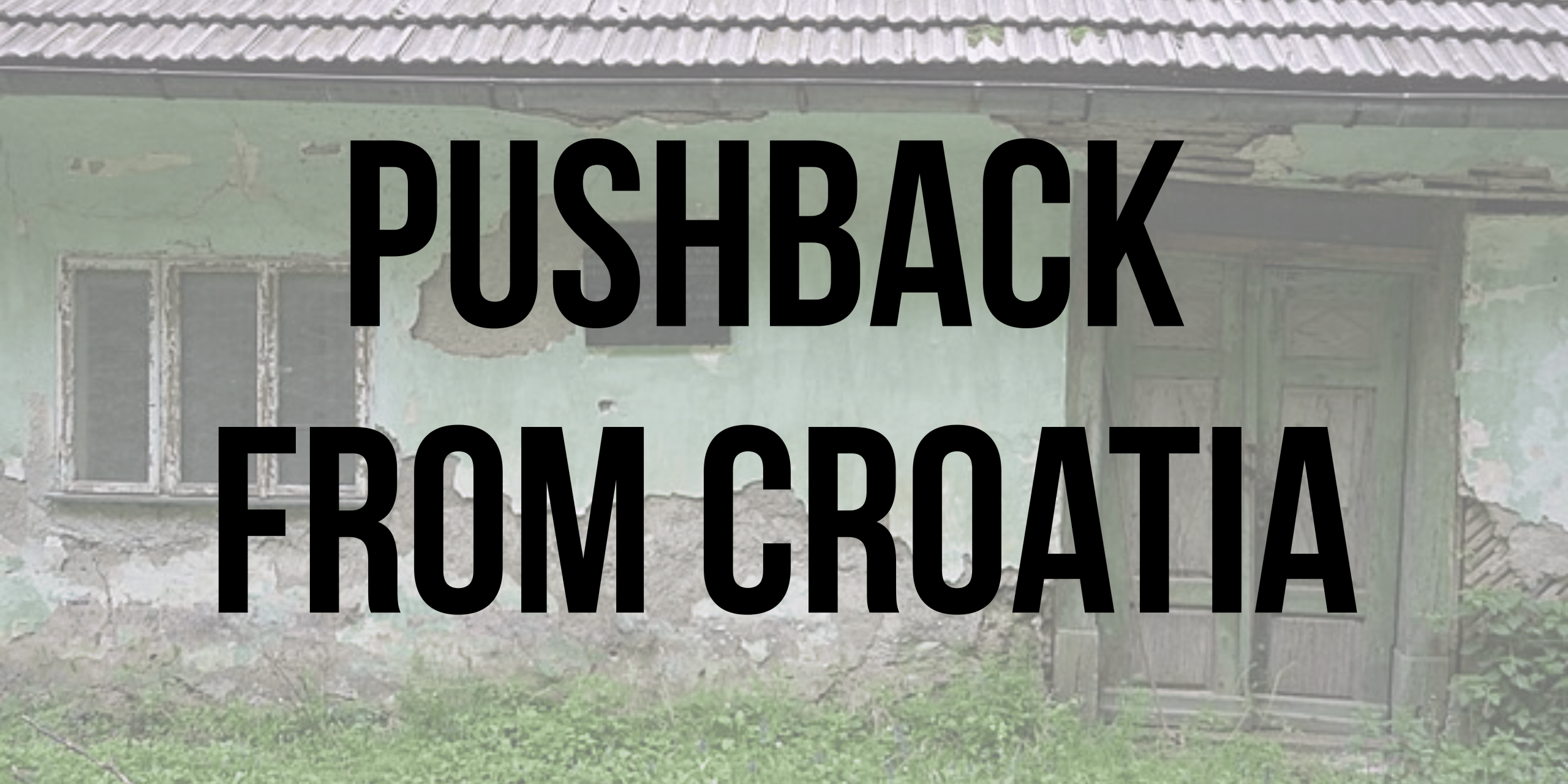 Pushback from Croatia