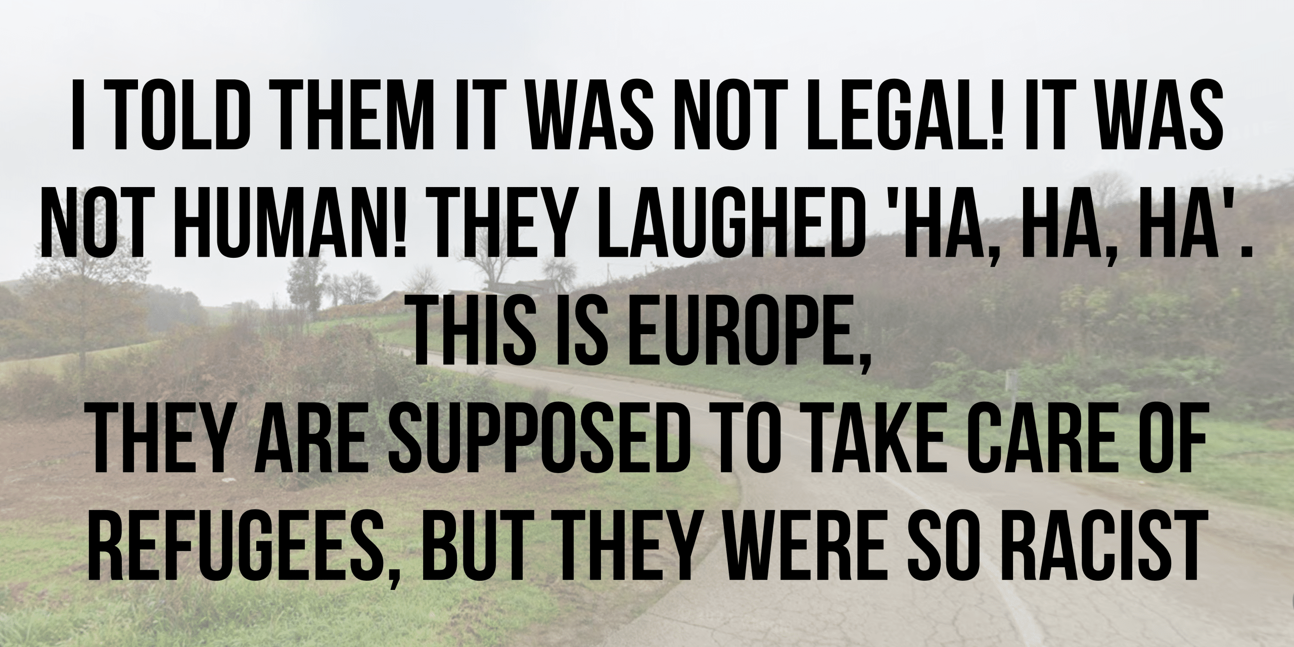 I told them it was not legal